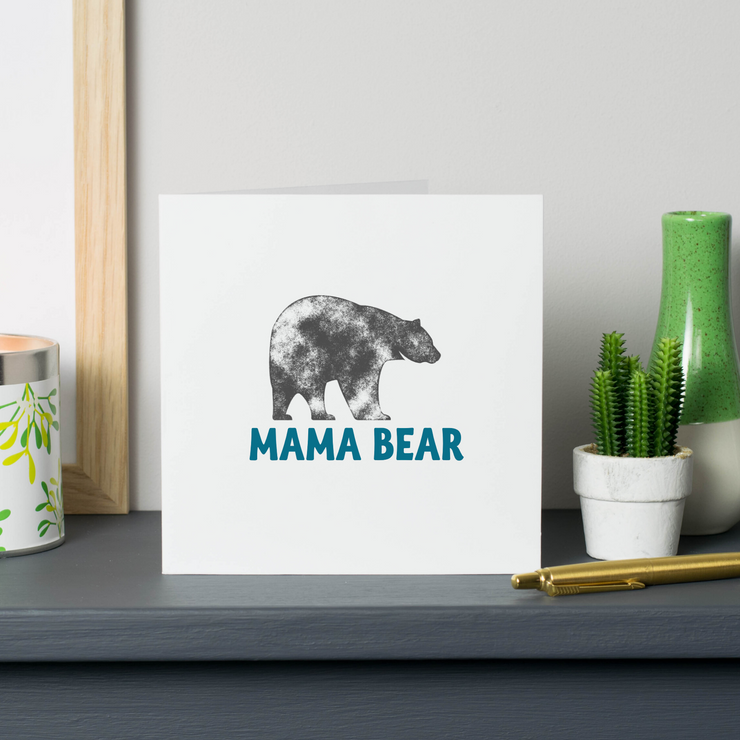 'Mama Bear' card for mummy on mothers day