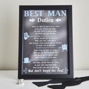 Best Man Duties