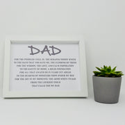 Print gift for fathers day