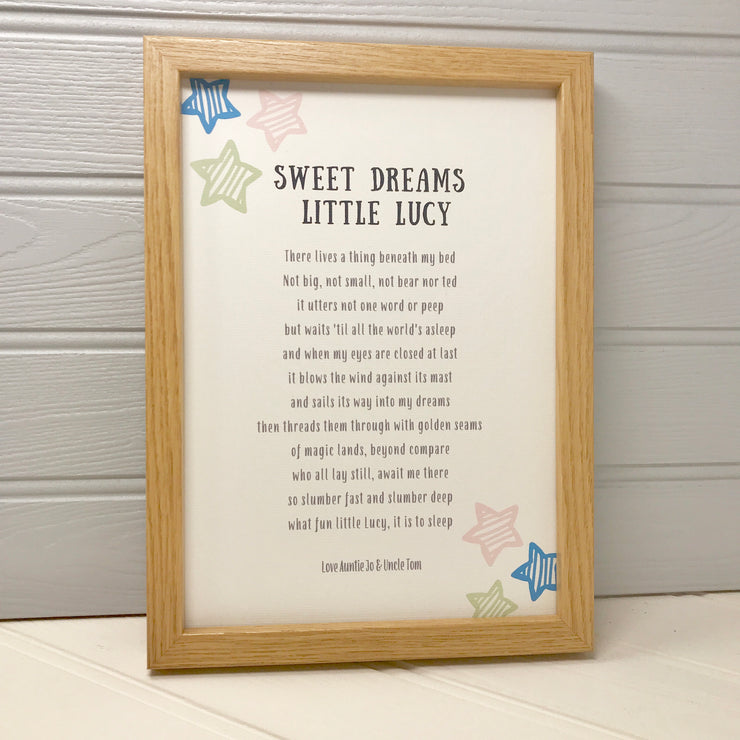 Childs bedtime story print