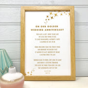 golden wedding anniversary gift for husband