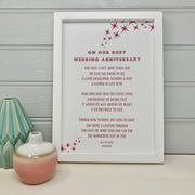 ruby wedding anniversary gift for wife