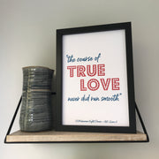 romantic print gift for valentines day