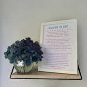 50th Birthday Poem Personalised