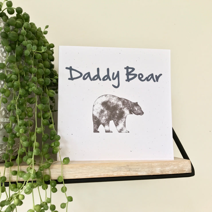 daddy bear card