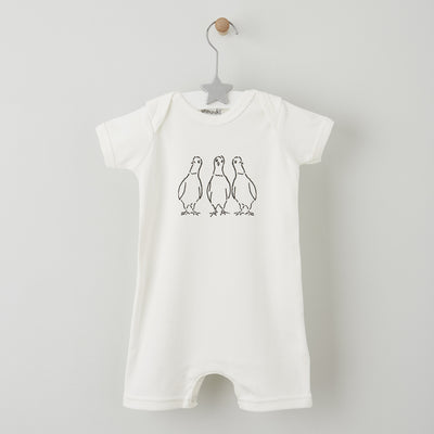 London baby gift souvenir romper with pigeons