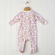 back of long sleeved baby romper size 0-6 months
