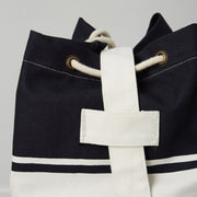 blue baby bag with strap