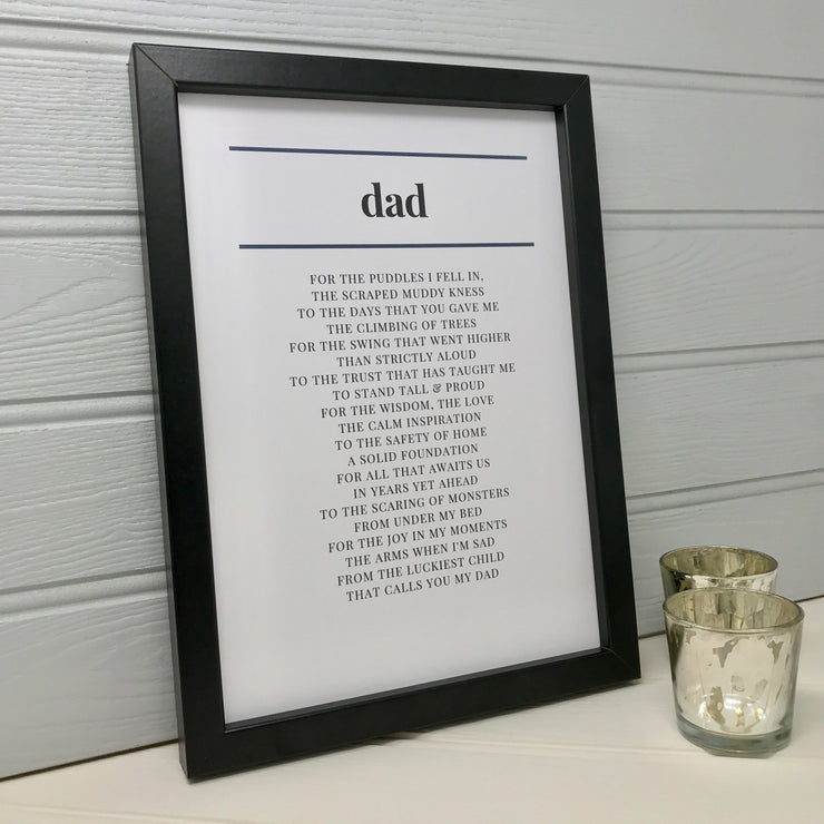 fathers day poem for best dad