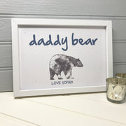 Print for daddy from the baby