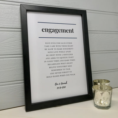 engagement print