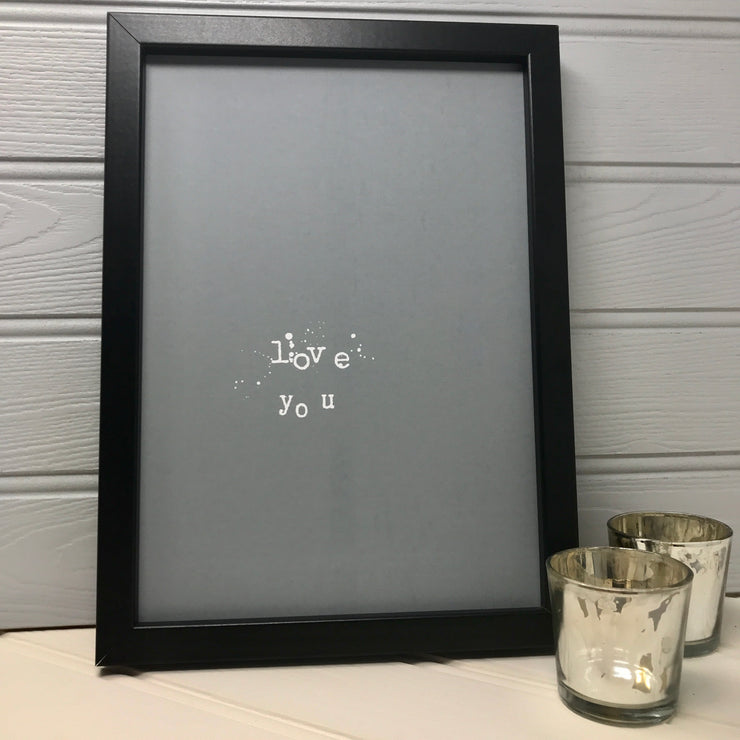 Valentines gift  for husband with love you quote