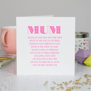 card for mum on mothers day