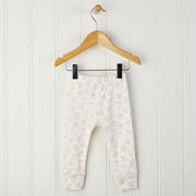 woodland print baby leggings in pink 0-6 months