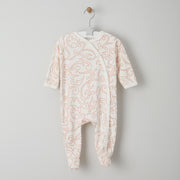0-6 months and 6-12 months baby grow in a swirl pattern