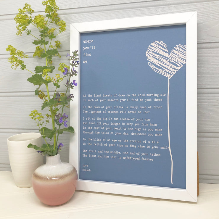 romantic Love poem for him