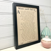 valentines love print for him