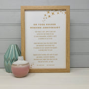 On Your Golden Wedding Anniversary Poem