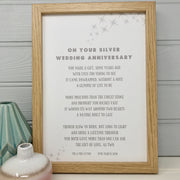 25th wedding anniversary gift